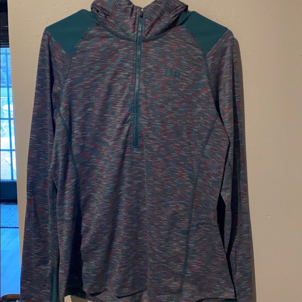 Like New REI Half ZIP with Hood